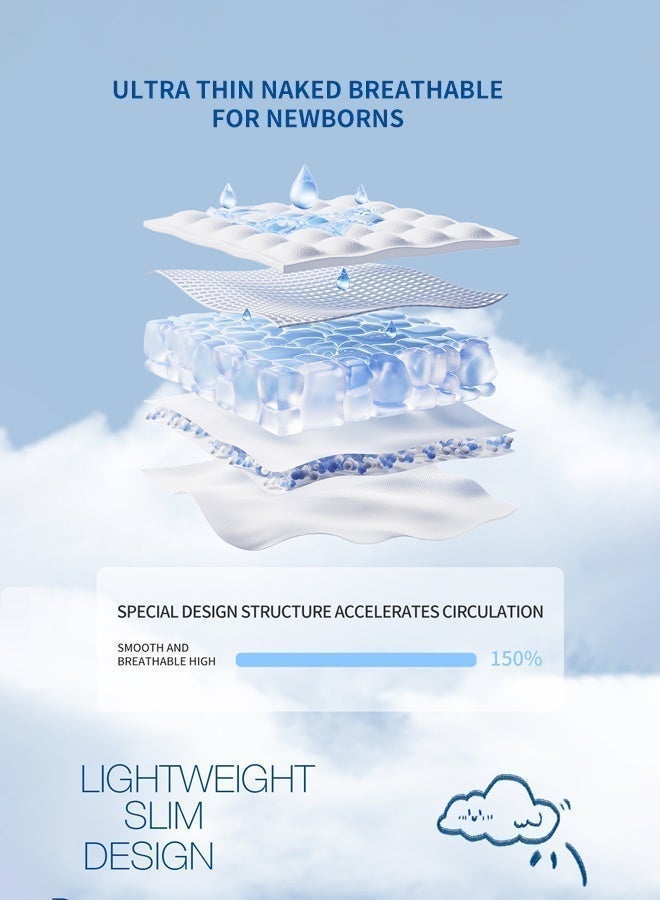 أنت حفاضات يولي للأطفال الرضع، مقاس XXXXXL (21+ كجم)، تمنع طفح الحفاضات بفعالية، 32 حفاضة - Image 4